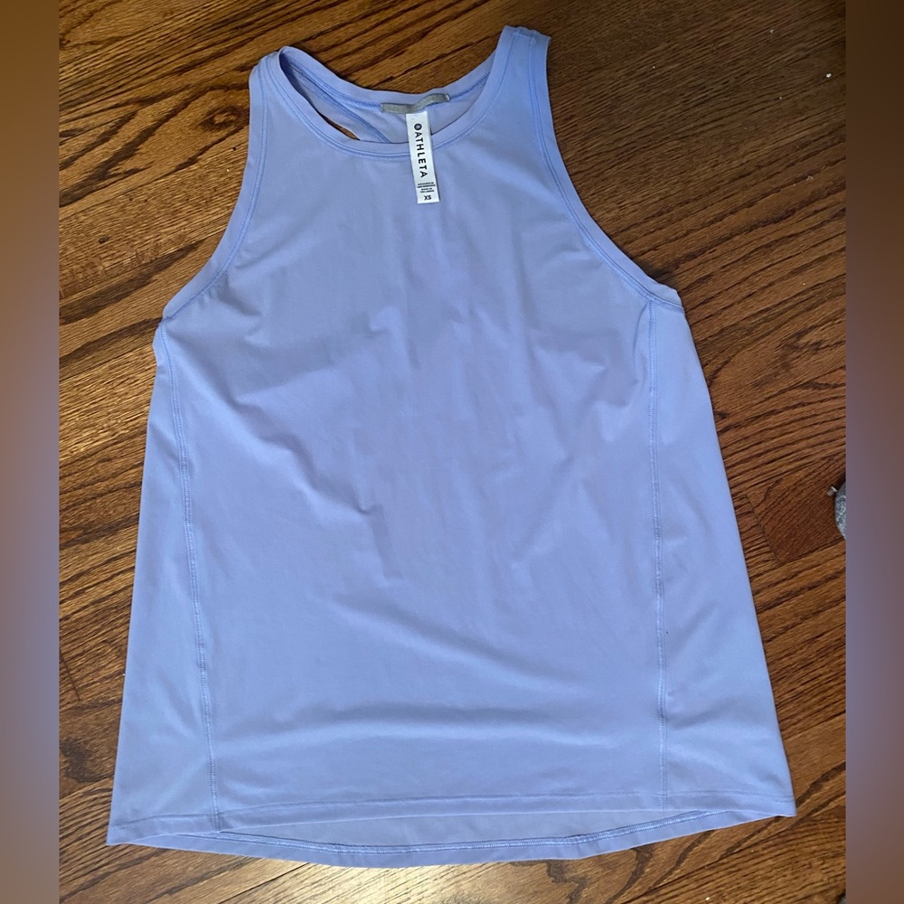 Athleta periwinkle racerback tank top